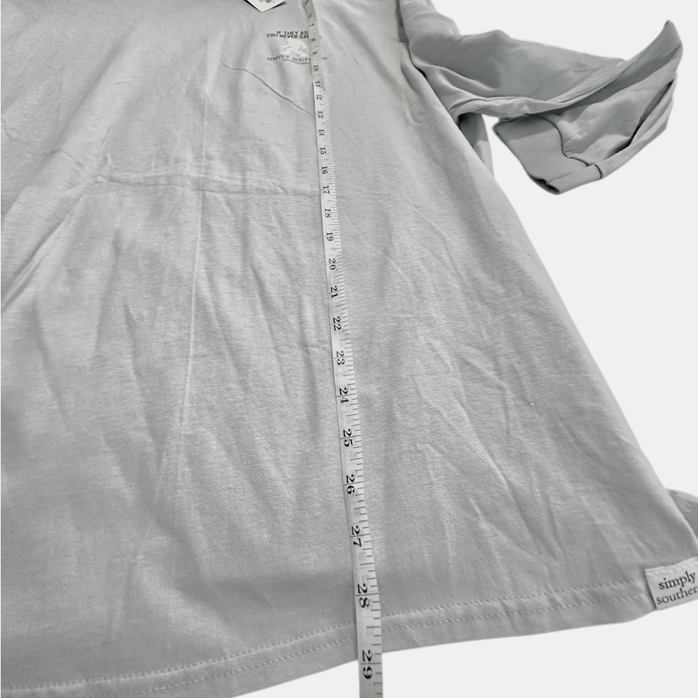 Simply Southern Sky Blue Long Sleeve Tee XL NWT - Picture 7 of 11